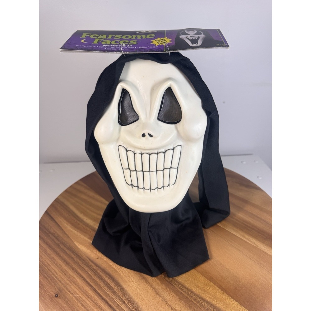 VTG Tagged 90s Eastern Unlimited Fearsome Faces Scream Mask 'Teeth'